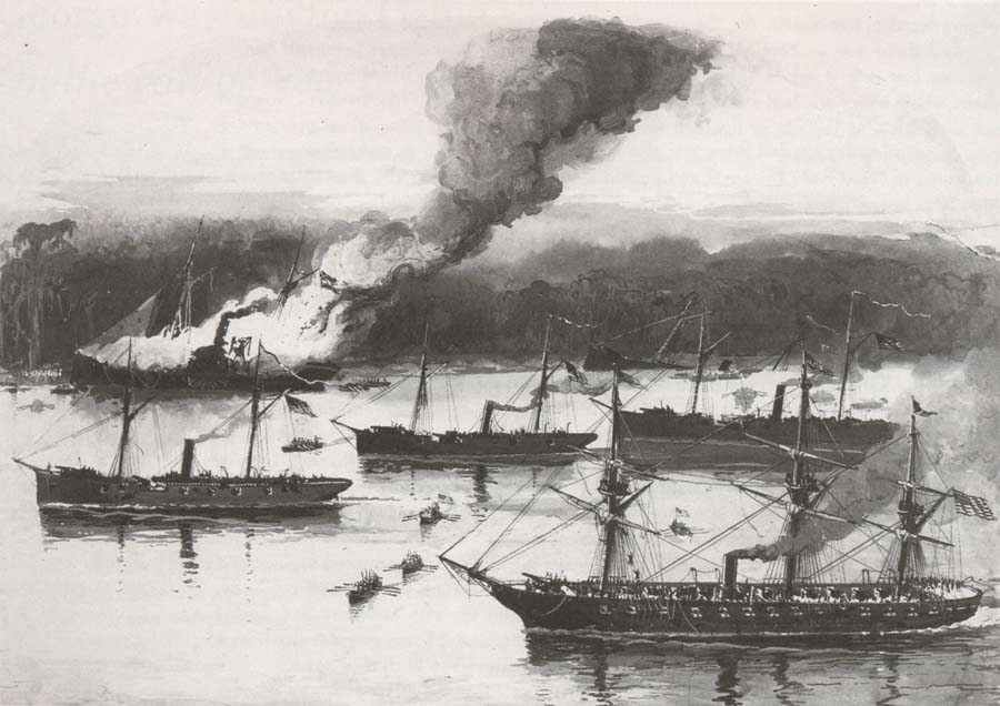 Union Fleet Passing